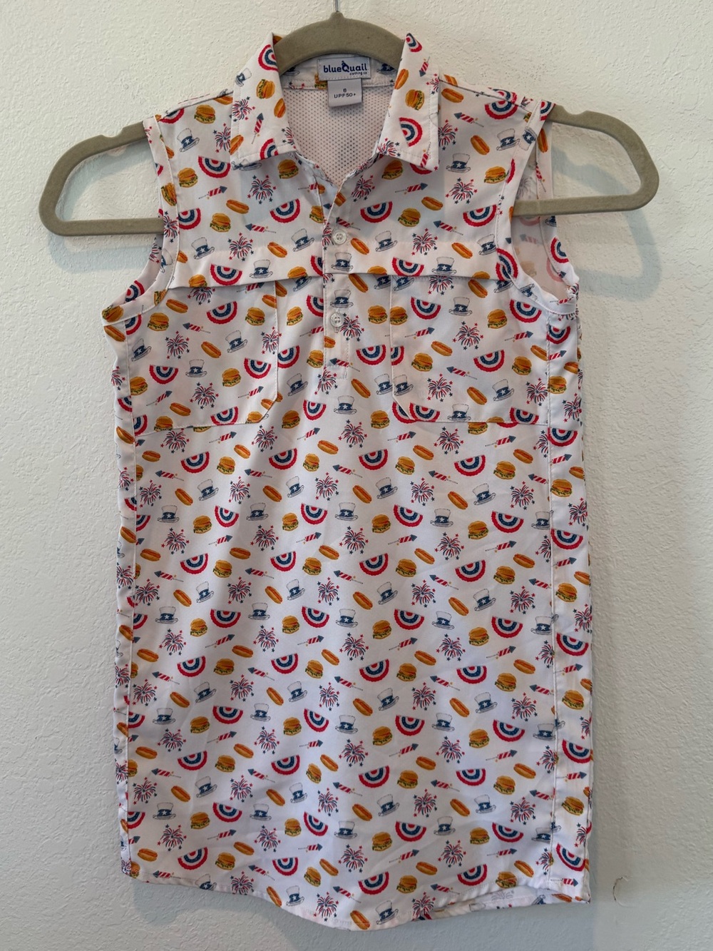 Blue Quail Kids' Independence Day Sleeveless Dress UPF 50+